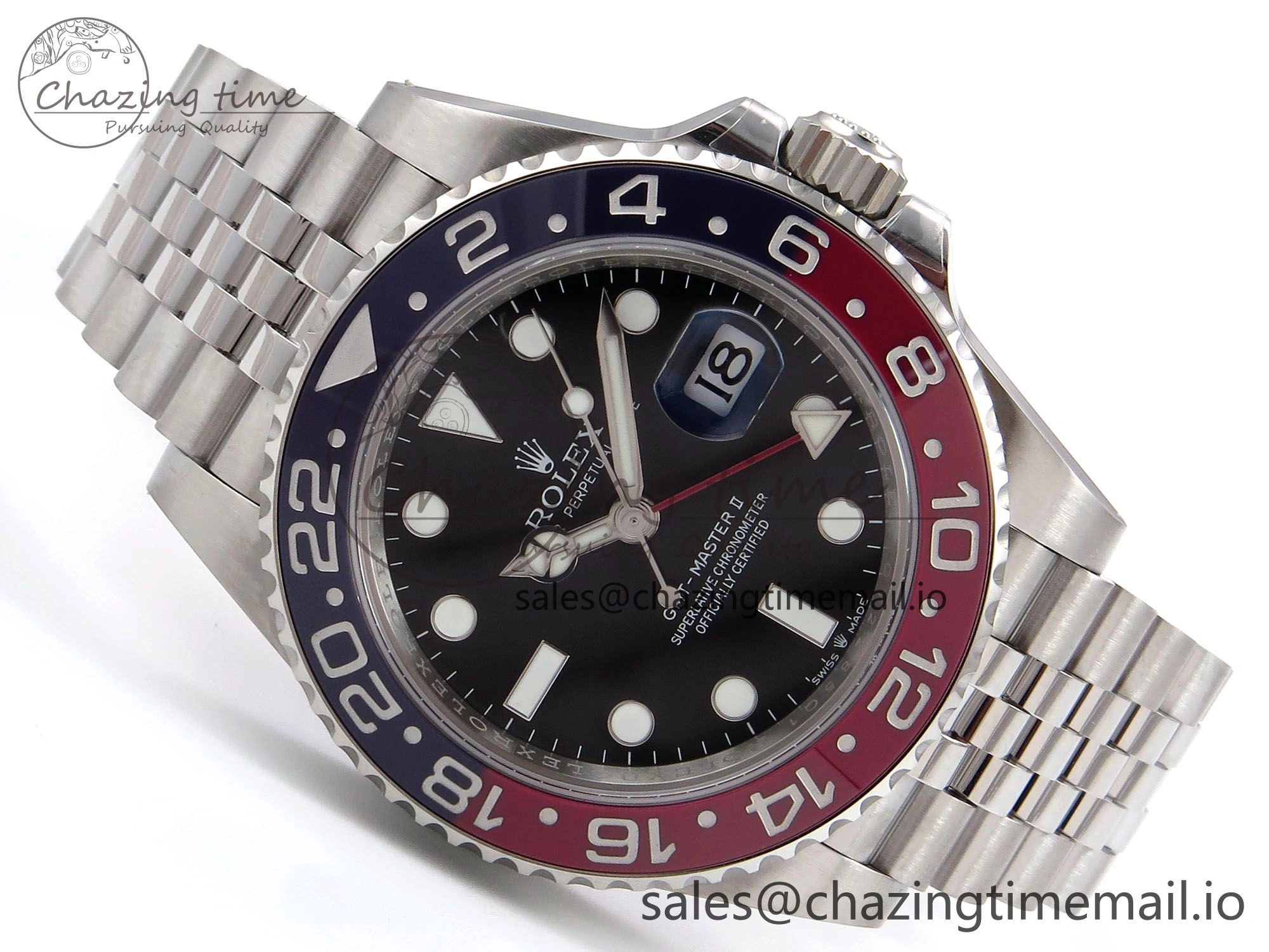 Refined GMT-Master II 126710 BLRO 904L THBF 1:1 Best Edition on Jubilee Bracelet SH3285 CHS 961