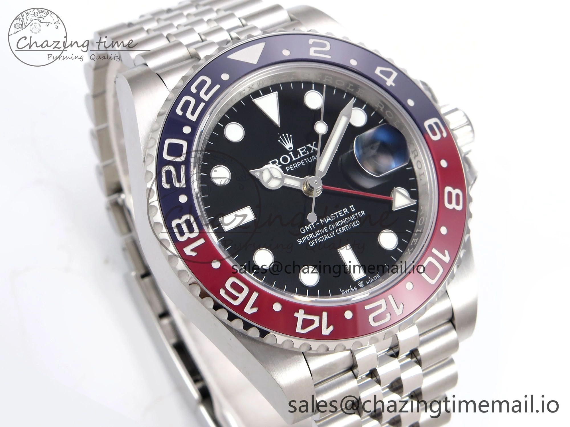 Refined GMT-Master II 126710 BLRO 904L THBF 1:1 Best Edition on Jubilee Bracelet SH3285 CHS 961