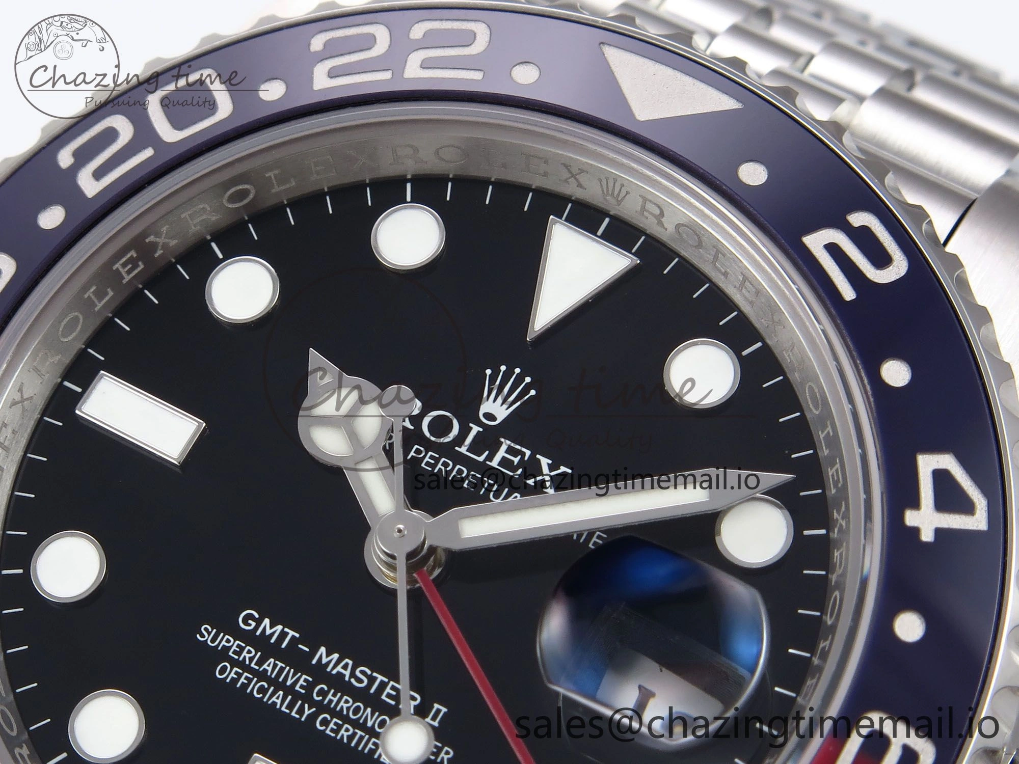 Refined GMT-Master II 126710 BLRO 904L THBF 1:1 Best Edition on Jubilee Bracelet SH3285 CHS 961