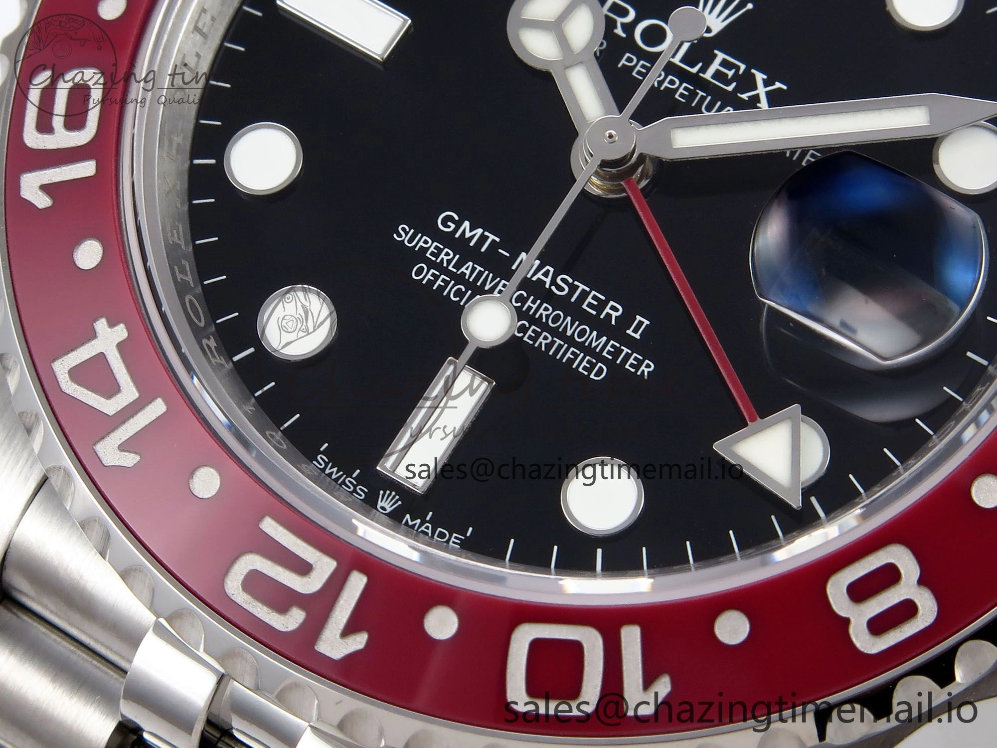 Refined GMT-Master II 126710 BLRO 904L THBF 1:1 Best Edition on Jubilee Bracelet SH3285 CHS 961