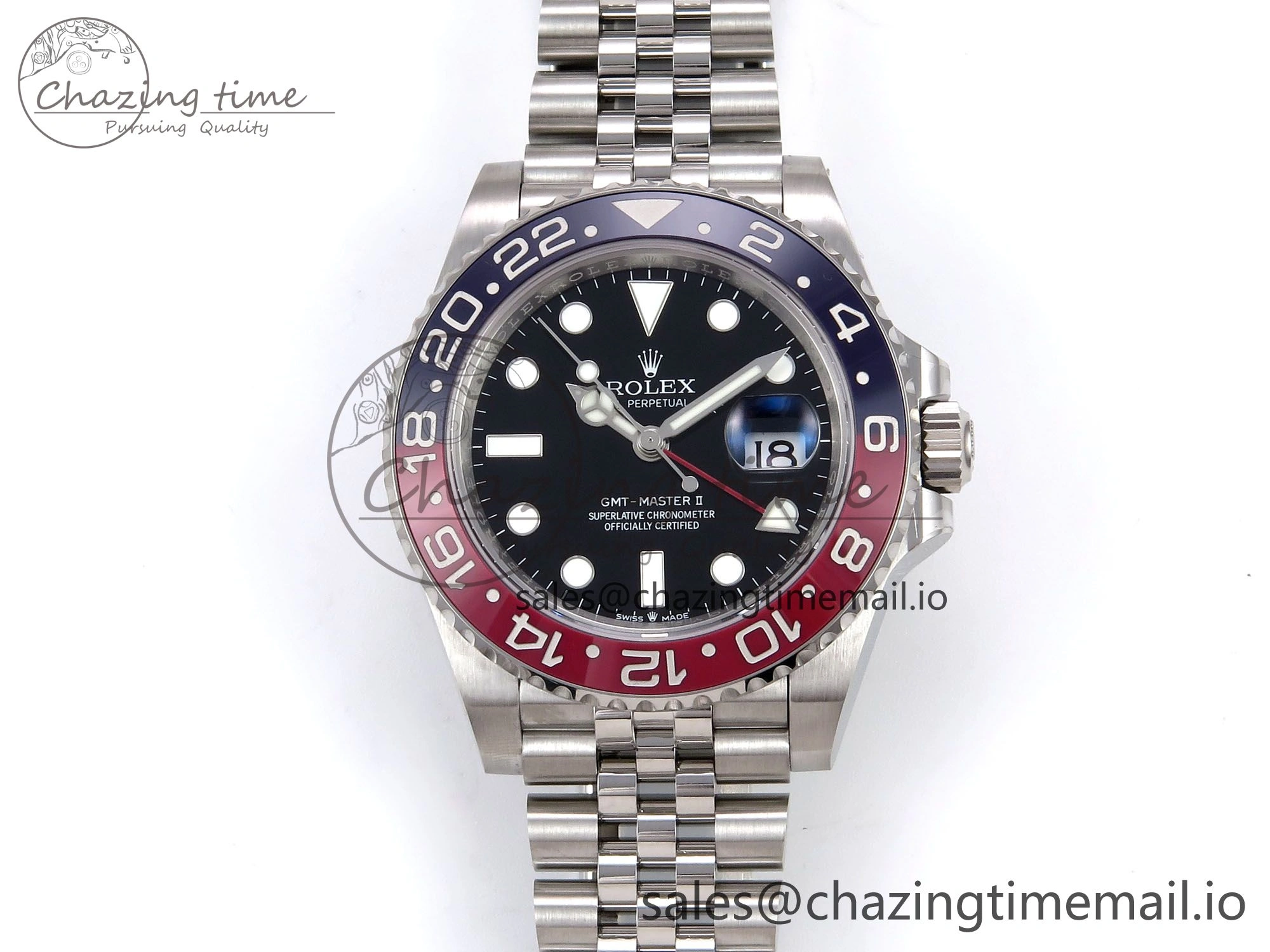 Refined GMT-Master II 126710 BLRO 904L THBF 1:1 Best Edition on Jubilee Bracelet SH3285 CHS 961