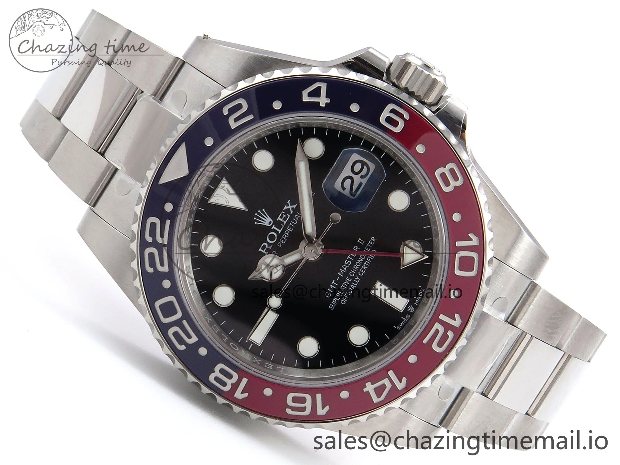 ZeroBulk GMT-Master II 126710 BLRO 904L THBF 1:1 Best Edition on Oyster Bracelet SH3285 CHS 958