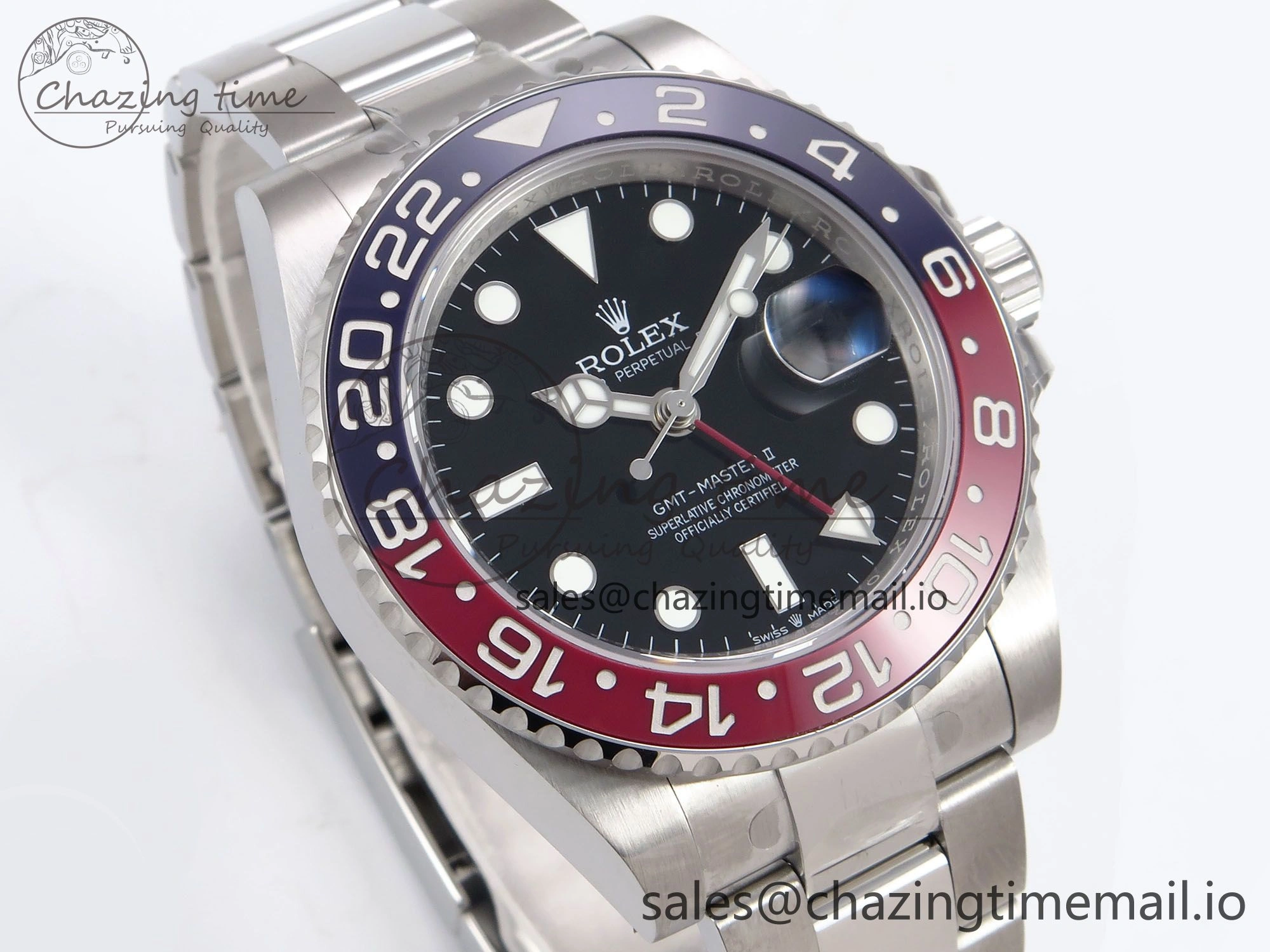 ZeroBulk GMT-Master II 126710 BLRO 904L THBF 1:1 Best Edition on Oyster Bracelet SH3285 CHS 958