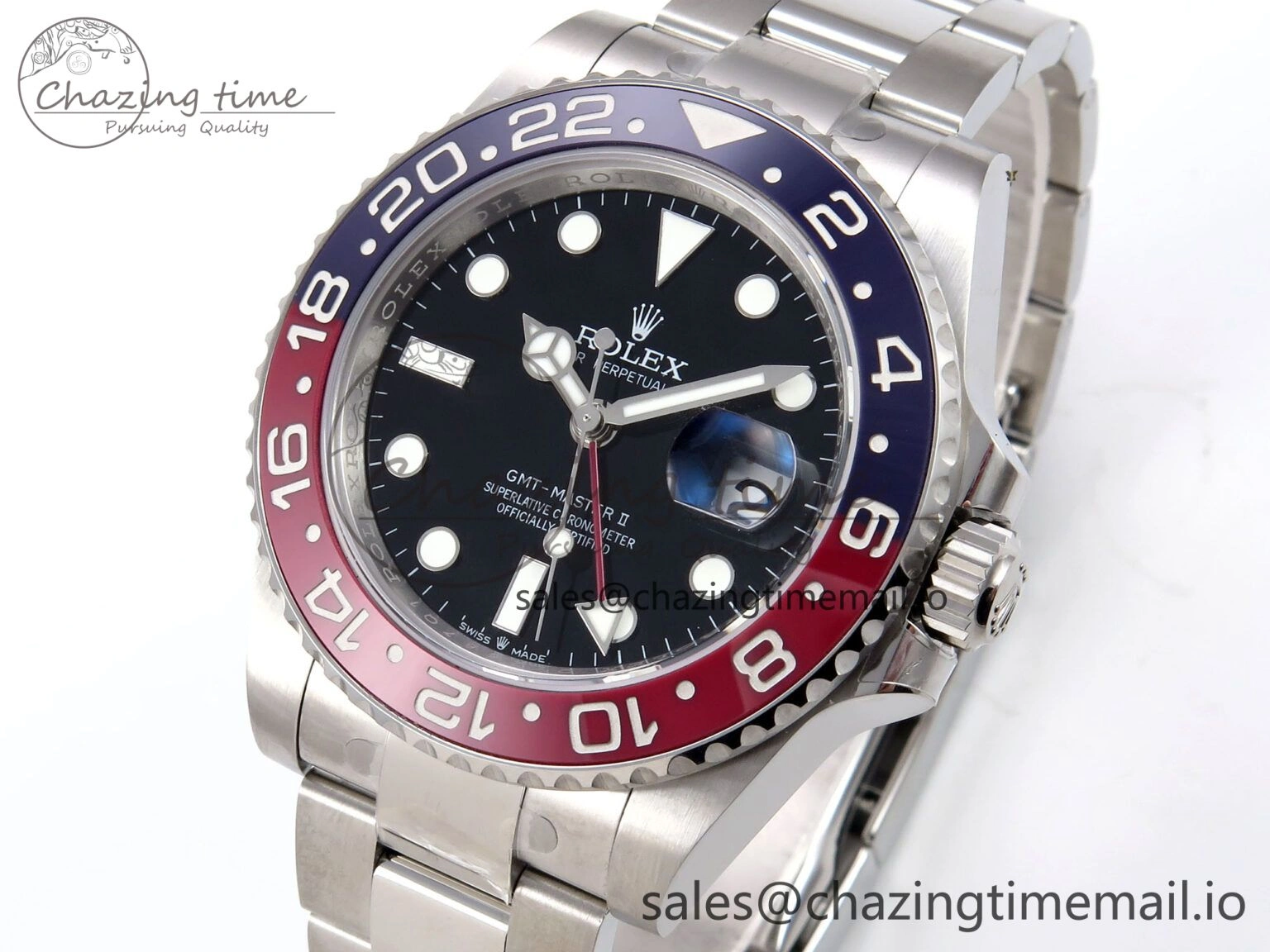 ZeroBulk GMT-Master II 126710 BLRO 904L THBF 1:1 Best Edition on Oyster Bracelet SH3285 CHS 958
