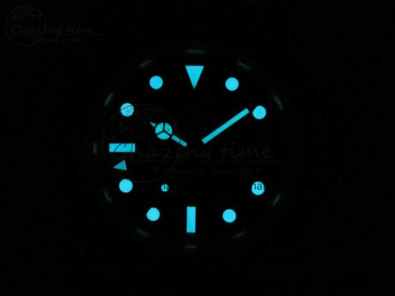 Trendy GMT-Master II 126710 BLRO BPF Black Green Ceramic Bezel SS Black Dial on SS Jubilee Bracelet A 3347