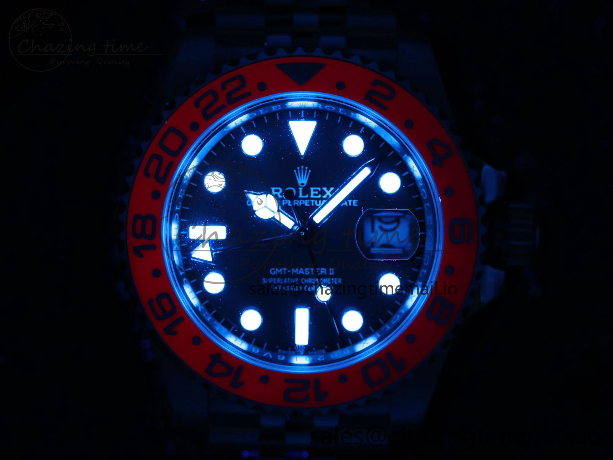 Trendy GMT-Master II 126710 BLRO Blue Red Ceramic ARF Best Edition on Jubilee Bracelet SH3285 V 1264
