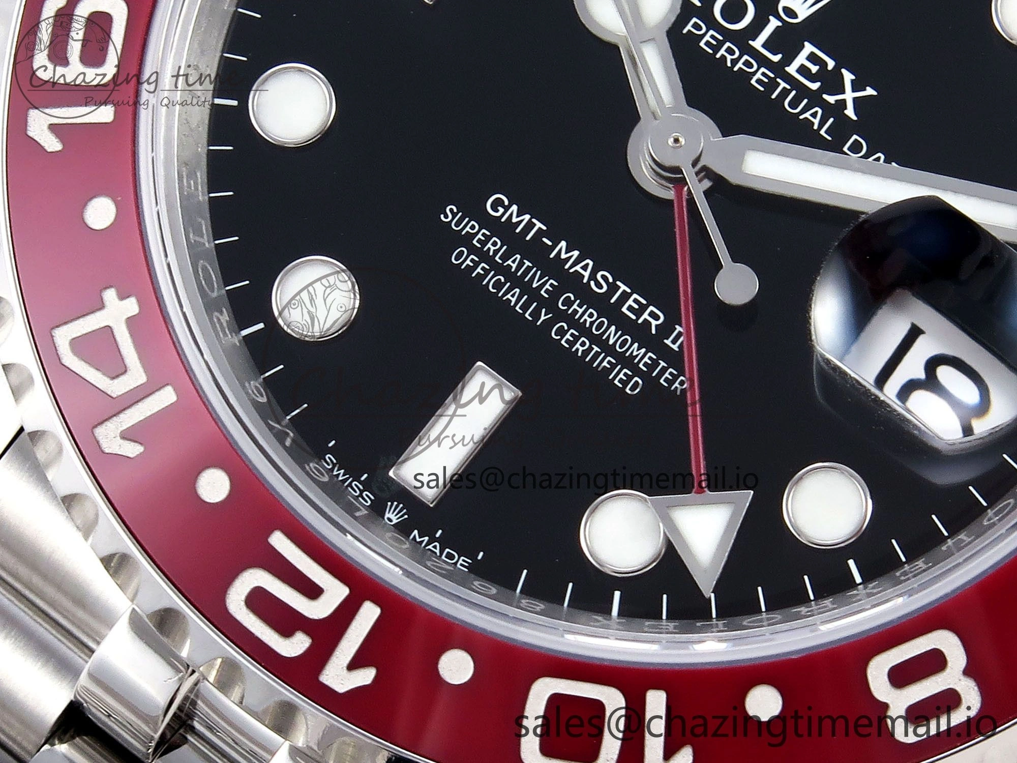 Trendy GMT-Master II 126710 BLRO Blue Red Ceramic ARF Best Edition on Jubilee Bracelet SH3285 V 1264