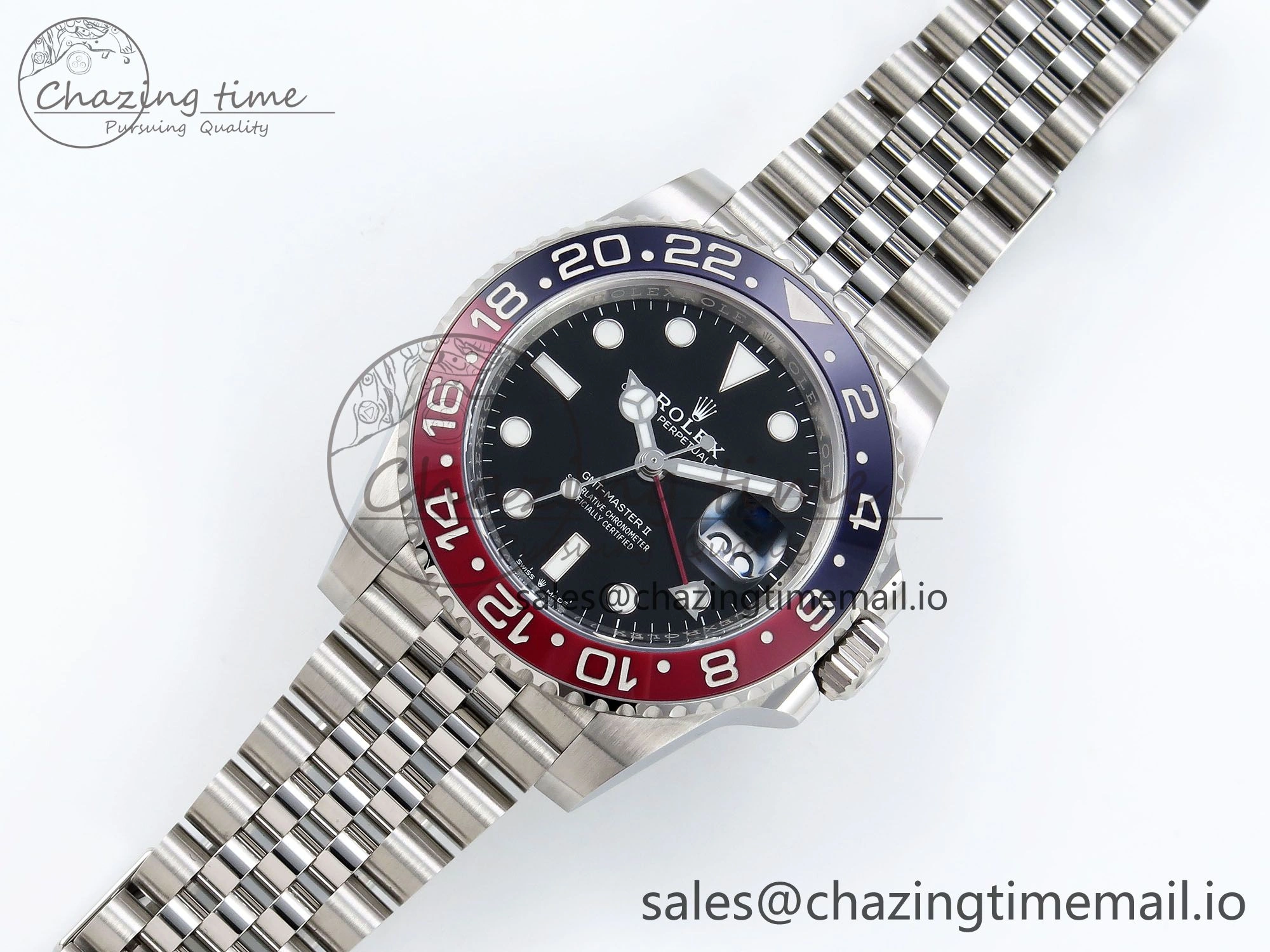 GMT-Master II 126710 BLRO Blue Red Ceramic Clean Factory Best Edition on Jubilee Bracelet DD3285 CHS V Durable 1540
