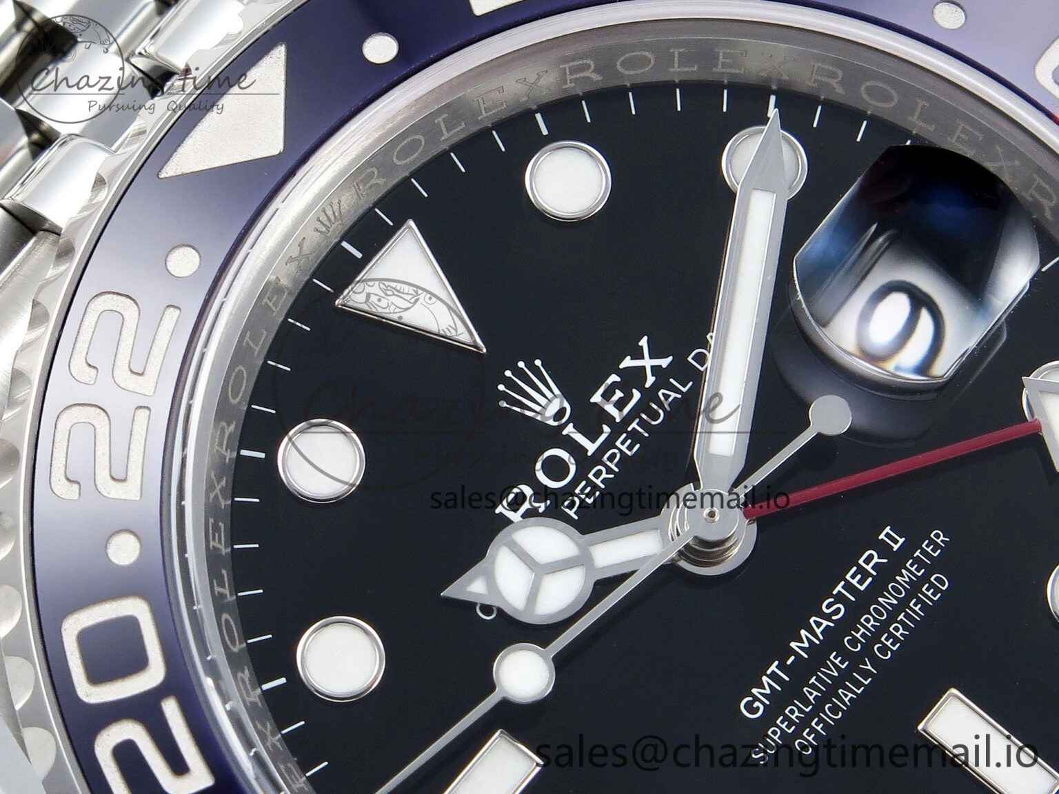 GMT-Master II 126710 BLRO Blue Red Ceramic Clean Factory Best Edition on Jubilee Bracelet DD3285 CHS V Durable 1540