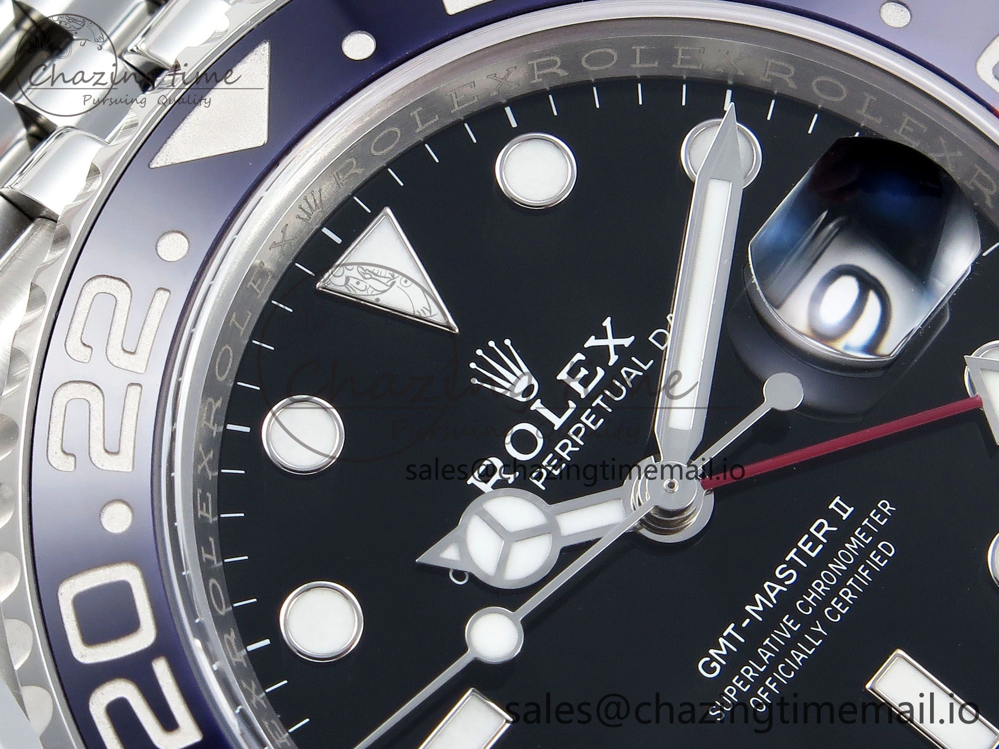 GMT-Master II 126710 BLRO Blue Red Ceramic Clean Factory Best Edition on Jubilee Bracelet DD3285 CHS V Durable 1540