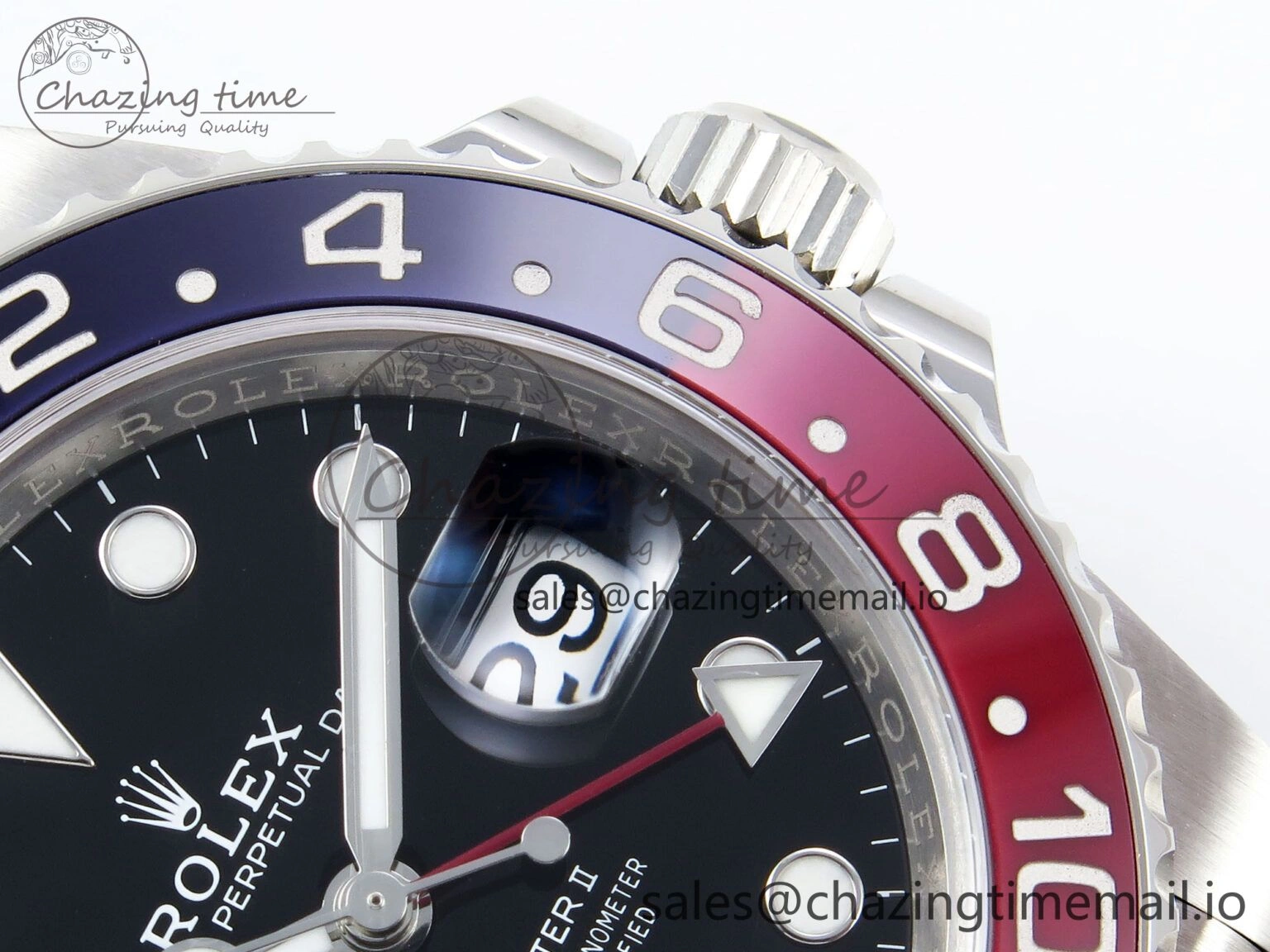 GMT-Master II 126710 BLRO Blue Red Ceramic Clean Factory Best Edition on Jubilee Bracelet DD3285 CHS V Durable 1540
