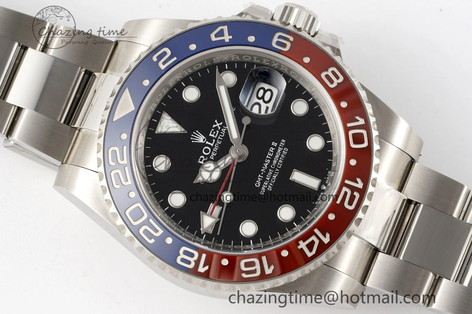 GMT-Master II 126710 BLRO Blue Red Ceramic Clean Factory Best Edition on Oyster Bracelet DD3285 CHS V Popular 789