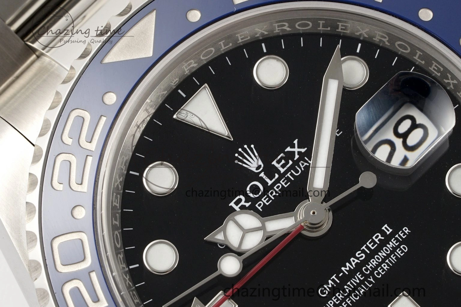 GMT-Master II 126710 BLRO Blue Red Ceramic Clean Factory Best Edition on Oyster Bracelet DD3285 CHS V Popular 789