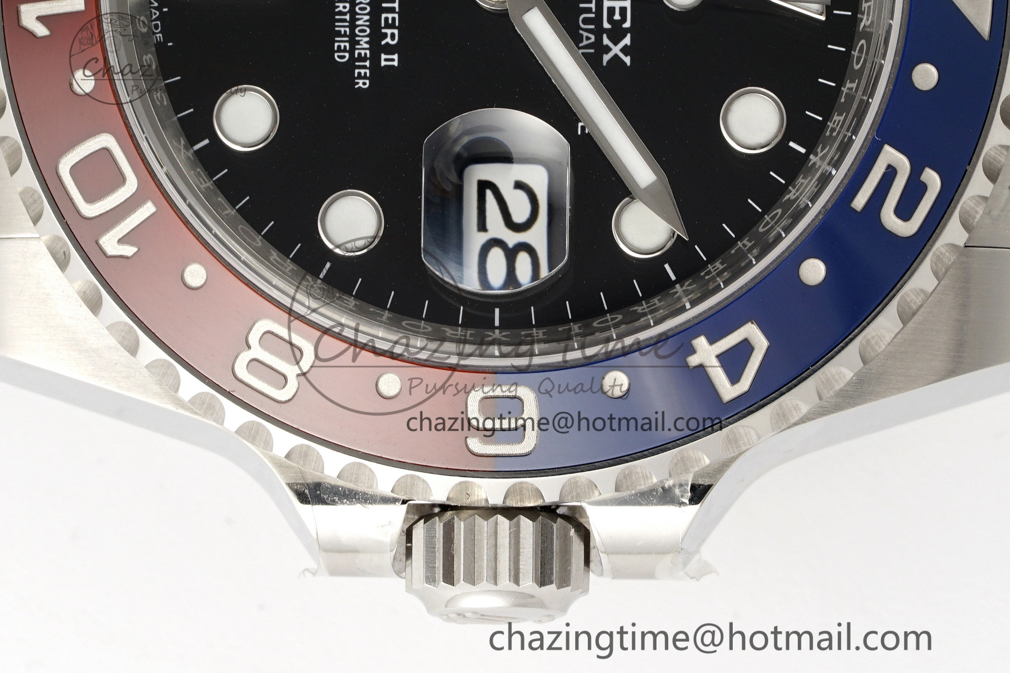 GMT-Master II 126710 BLRO Blue Red Ceramic Clean Factory Best Edition on Oyster Bracelet DD3285 CHS V Popular 789