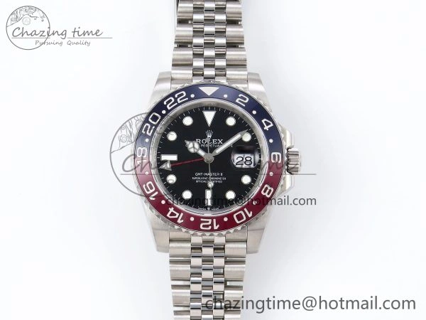 OdorResistant GMT-Master II 126710 BLRO Blue Red Ceramic QF 1:1 Best Edition on Jubilee Bracelet VR3285 CHS 1293
