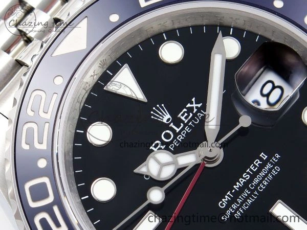 OdorResistant GMT-Master II 126710 BLRO Blue Red Ceramic QF 1:1 Best Edition on Jubilee Bracelet VR3285 CHS 1293