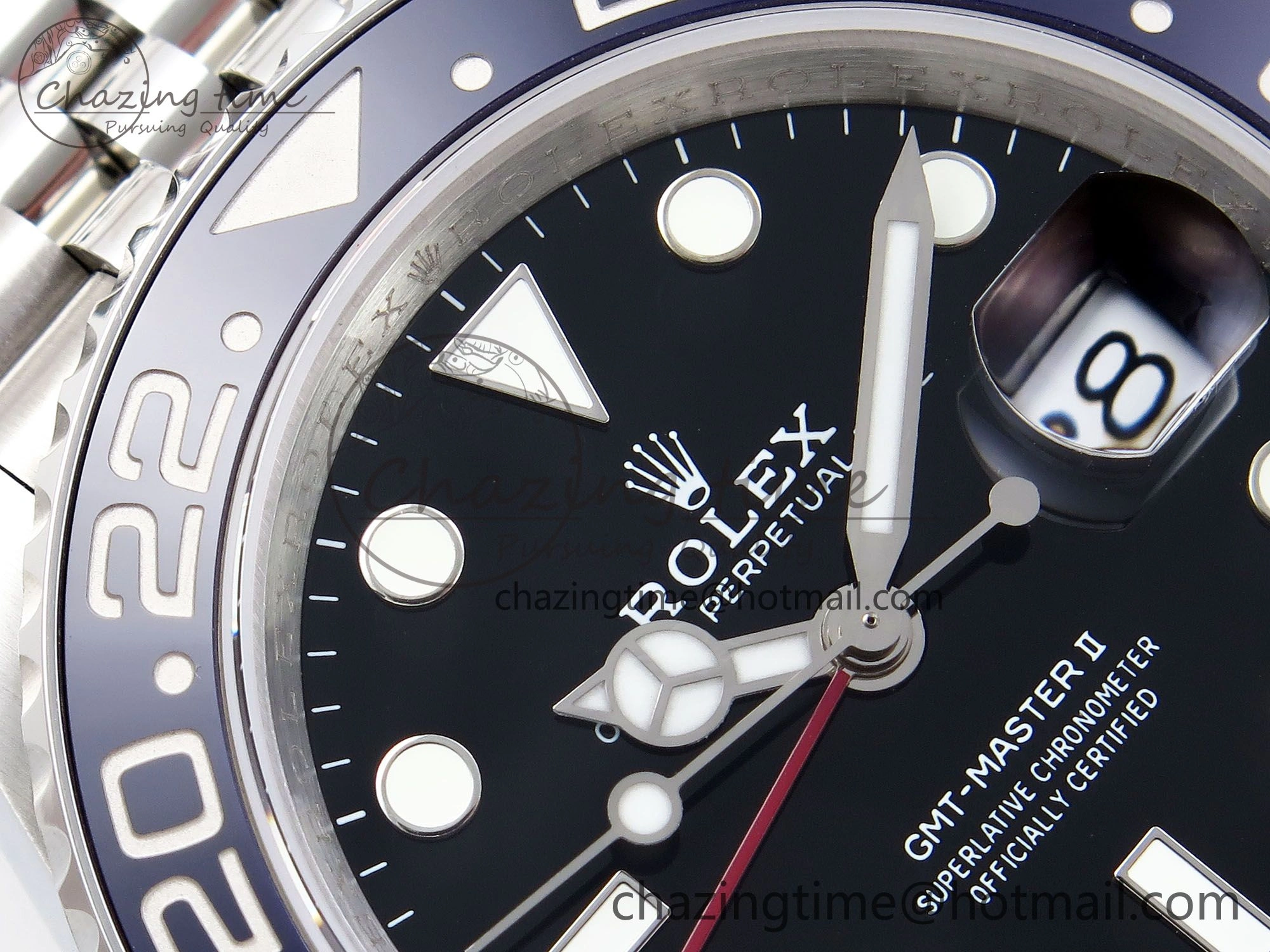 OdorResistant GMT-Master II 126710 BLRO Blue Red Ceramic QF 1:1 Best Edition on Jubilee Bracelet VR3285 CHS 1293