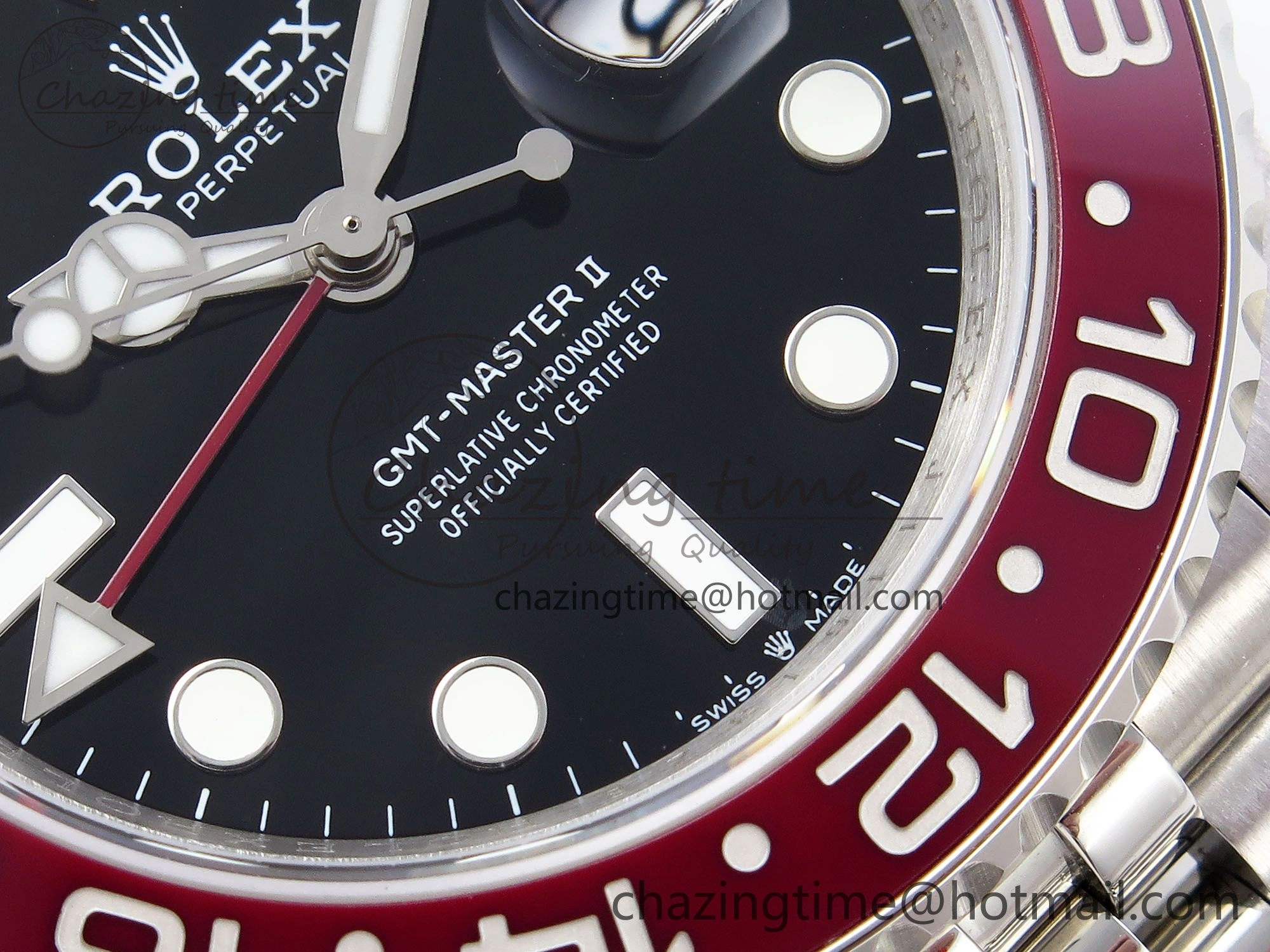 OdorResistant GMT-Master II 126710 BLRO Blue Red Ceramic QF 1:1 Best Edition on Jubilee Bracelet VR3285 CHS 1293