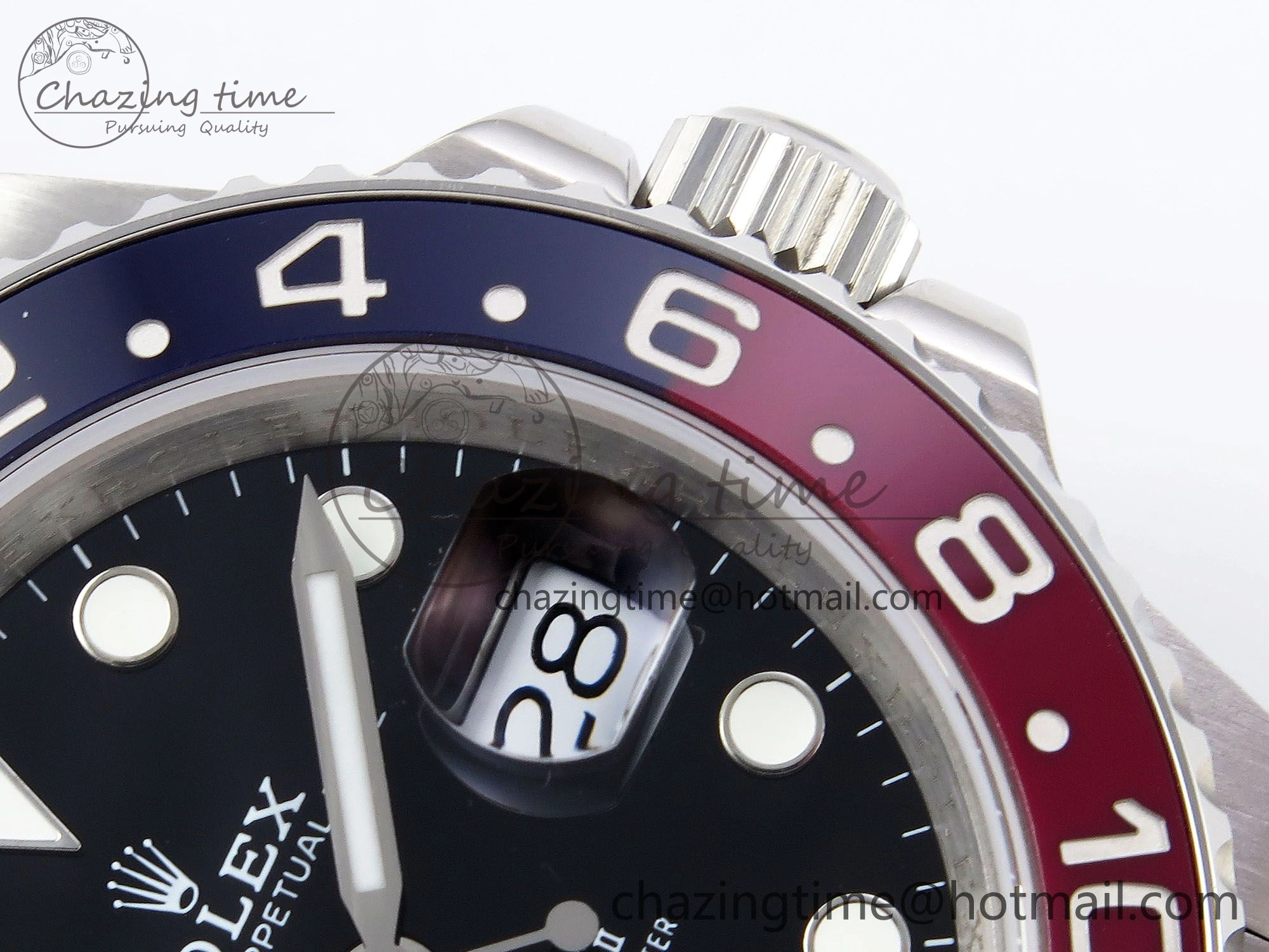 OdorResistant GMT-Master II 126710 BLRO Blue Red Ceramic QF 1:1 Best Edition on Jubilee Bracelet VR3285 CHS 1293