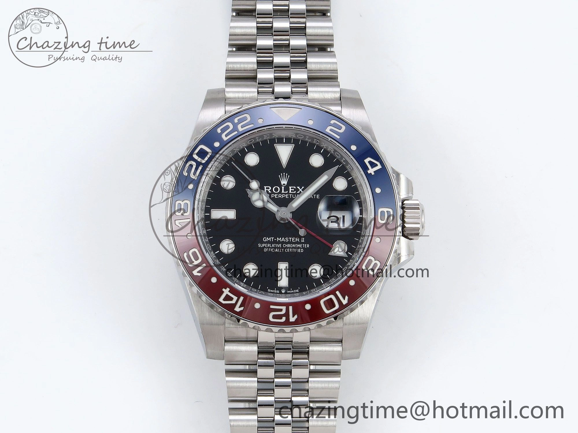 AllSeason GMT Master II 126710 BLRO HGF 904L SS 1:1 Best Edition on Jubilee Bracelet VR3186 CHS 1457