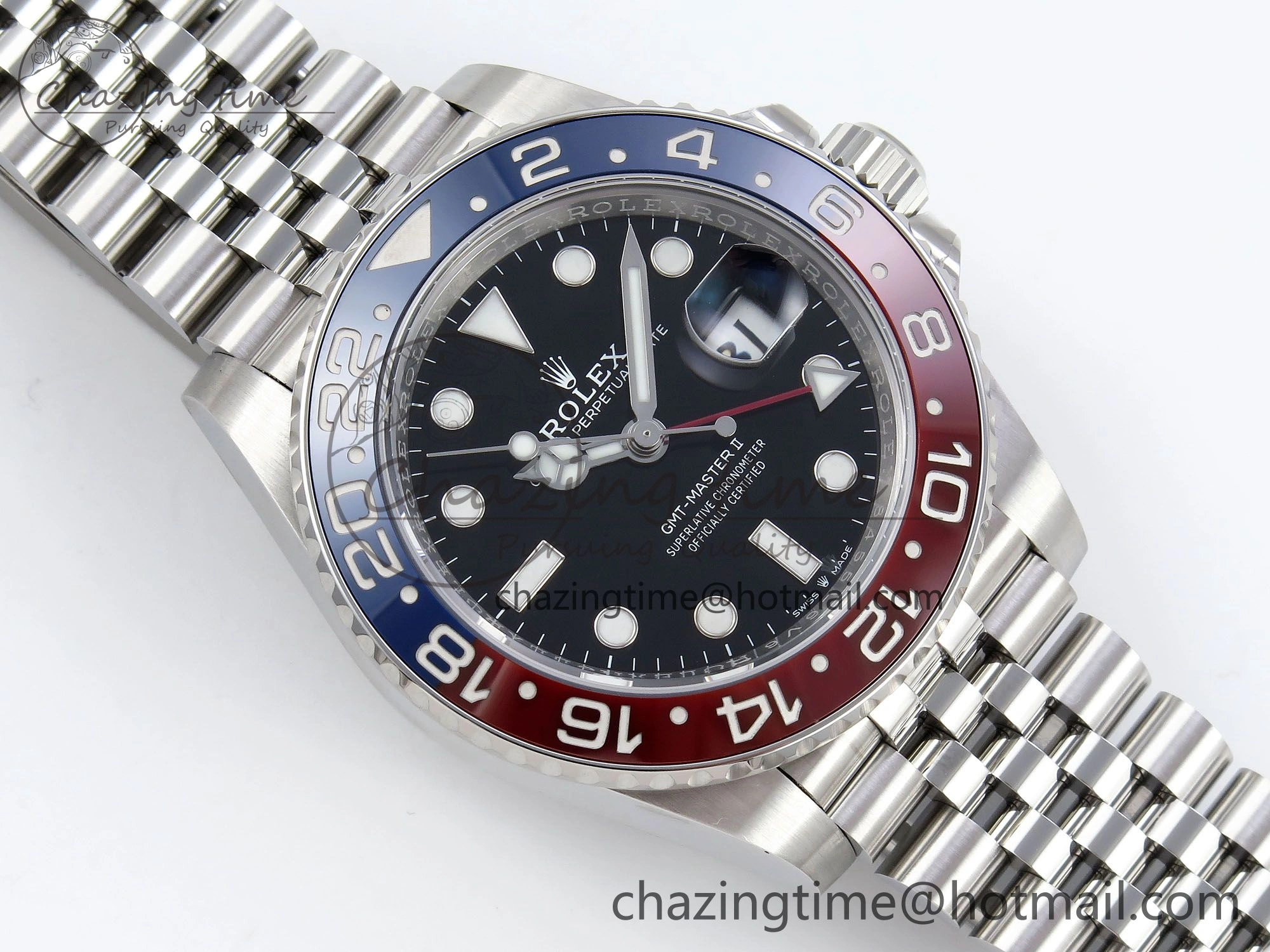 AllSeason GMT Master II 126710 BLRO HGF 904L SS 1:1 Best Edition on Jubilee Bracelet VR3186 CHS 1457