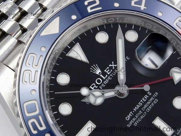 AllSeason GMT Master II 126710 BLRO HGF 904L SS 1:1 Best Edition on Jubilee Bracelet VR3186 CHS 1457