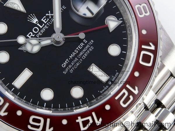 AllSeason GMT Master II 126710 BLRO HGF 904L SS 1:1 Best Edition on Jubilee Bracelet VR3186 CHS 1457