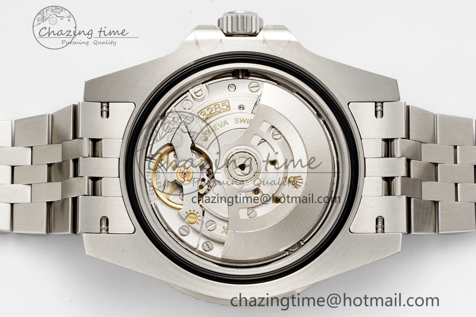 GMT Master II 126710 BLRO Pepsi 904L SS C+F 1:1 Best Edition Black Dial on Jubilee Bracelet SH3285 CHS SmoothTexture 1958