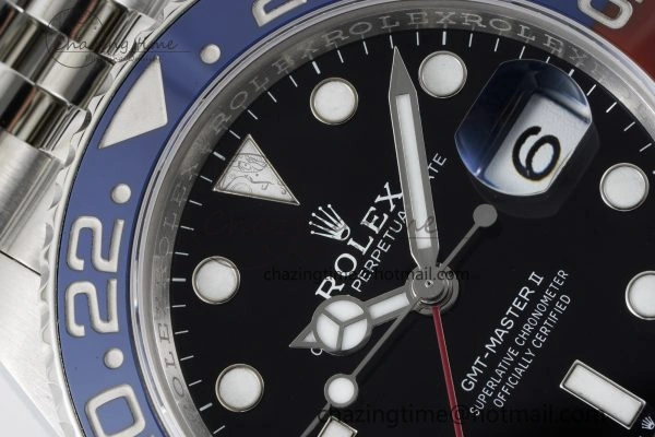 GMT Master II 126710 BLRO Pepsi 904L SS C+F 1:1 Best Edition Black Dial on Jubilee Bracelet VR3285 CHS Breathable 2251