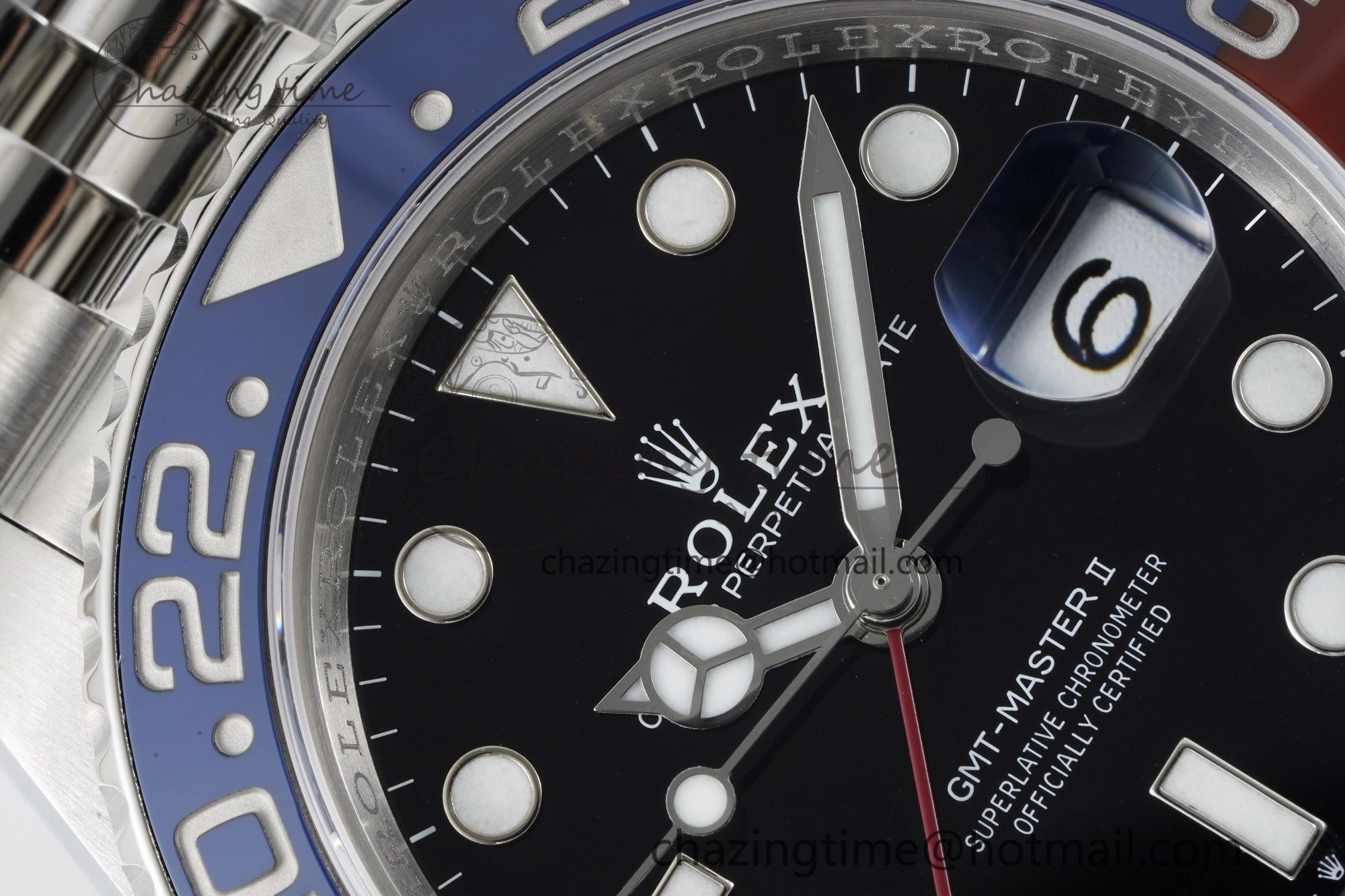 GMT Master II 126710 BLRO Pepsi 904L SS C+F 1:1 Best Edition Black Dial on Jubilee Bracelet VR3285 CHS Breathable 2251