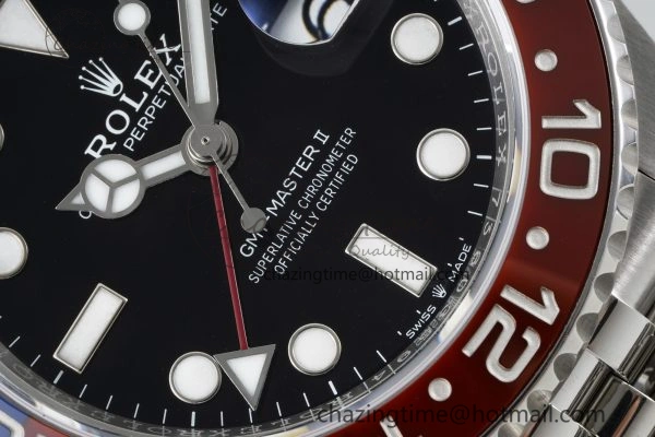 GMT Master II 126710 BLRO Pepsi 904L SS C+F 1:1 Best Edition Black Dial on Jubilee Bracelet VR3285 CHS Breathable 2251