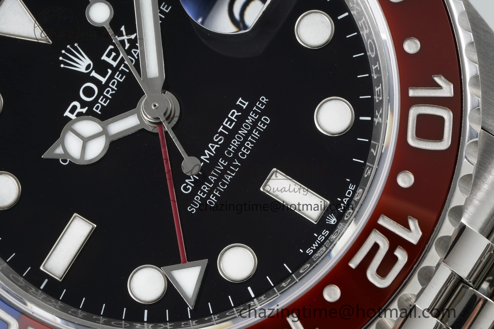 GMT Master II 126710 BLRO Pepsi 904L SS C+F 1:1 Best Edition Black Dial on Jubilee Bracelet VR3285 CHS Breathable 2251