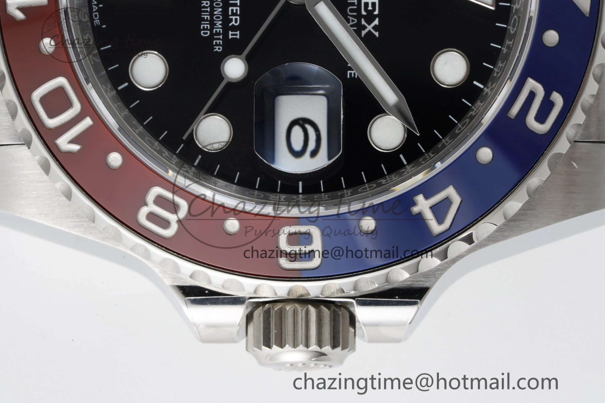 GMT Master II 126710 BLRO Pepsi 904L SS C+F 1:1 Best Edition Black Dial on Jubilee Bracelet VR3285 CHS Breathable 2251