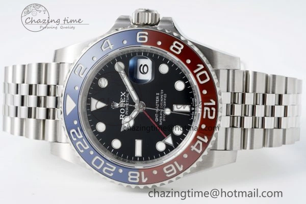 GMT Master II 126710 BLRO Pepsi 904L SS C+F 1:1 Best Edition Black Dial on Jubilee Bracelet VR3285 CHS Breathable 2251