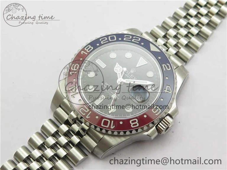 SmoothTexture GMT-Master II 126710 BLRO Pepsi Red Blue Ceramic 904L Steel VRF 1:1 Best Edition SA3285 CHS MAX Version 2796