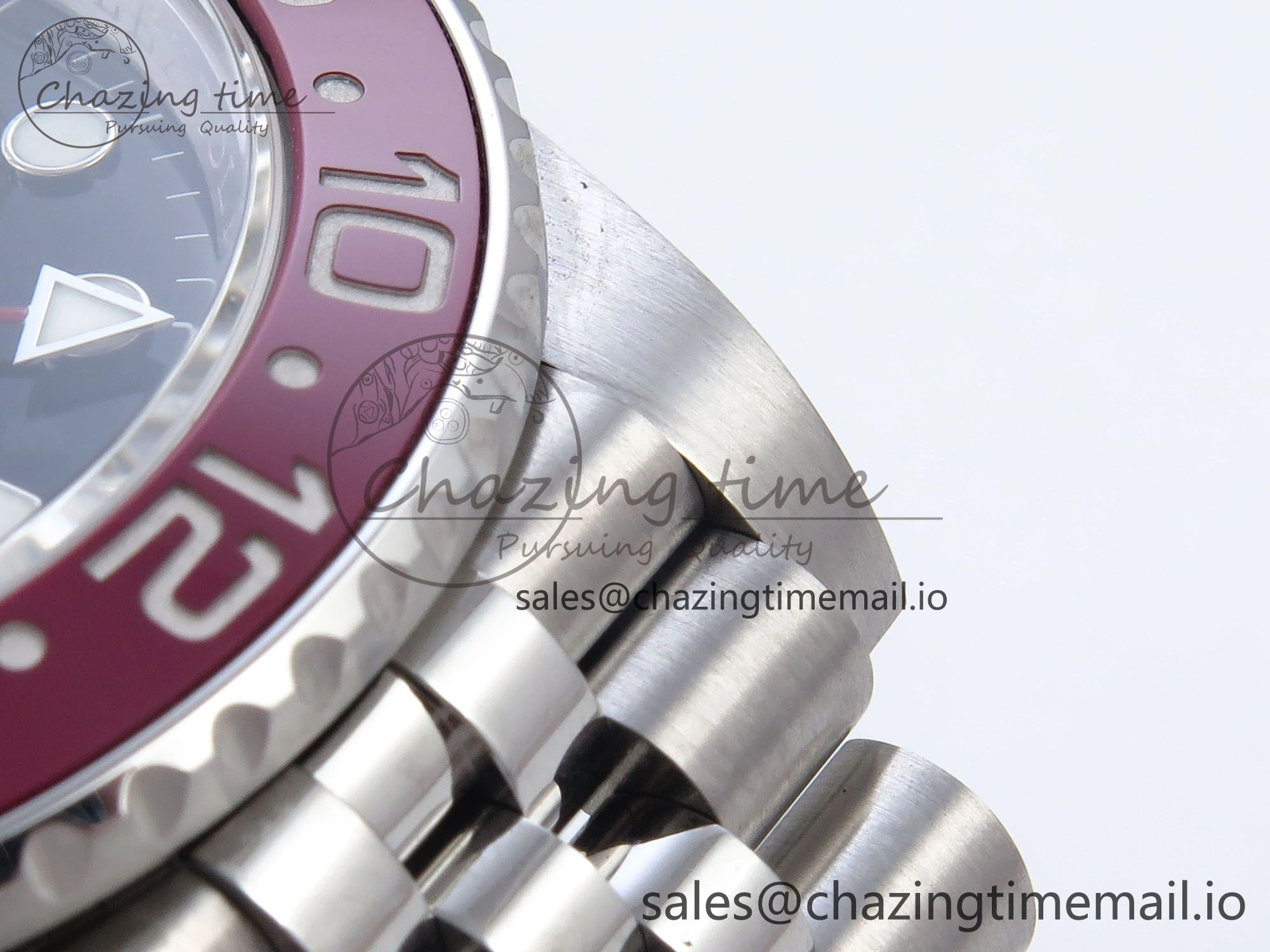 GMT Master II 126710 BLRO QF+ 1:1 Best Edition 904L Steel Black Dial Red Blue Bezel on SS Bracelet SH Contemporary 858