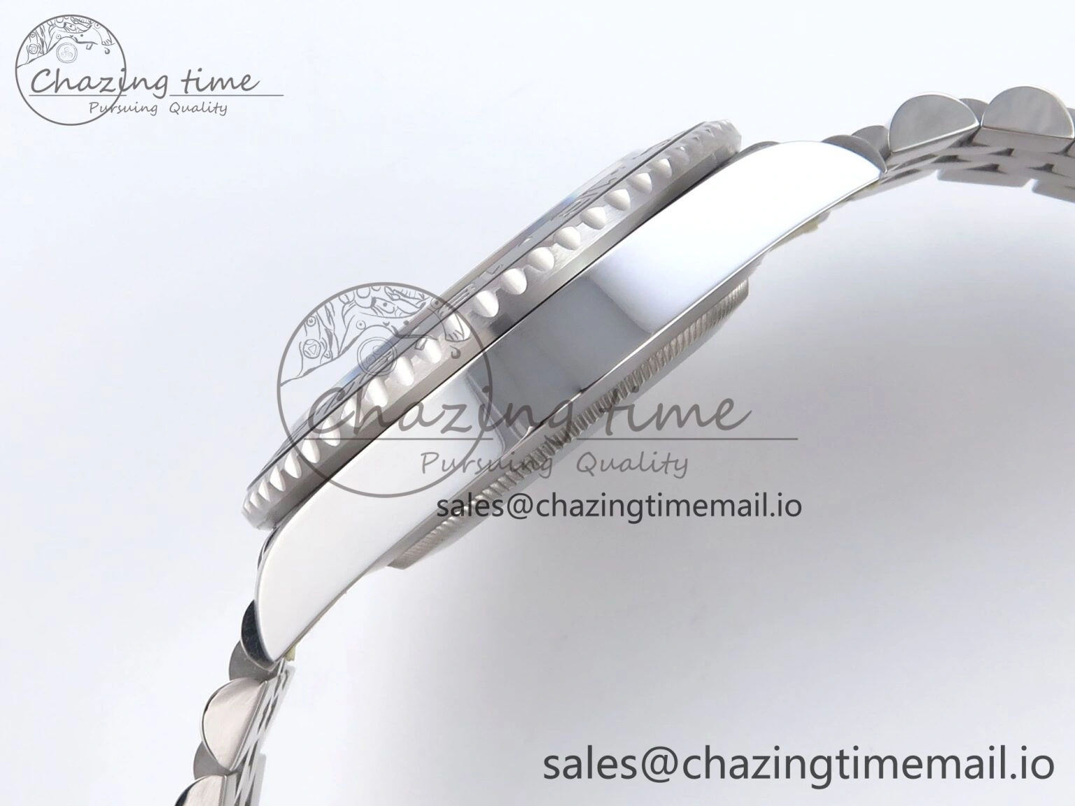 GMT Master II 126710 BLRO QF+ 1:1 Best Edition 904L Steel Black Dial Red Blue Bezel on SS Bracelet SH Contemporary 858