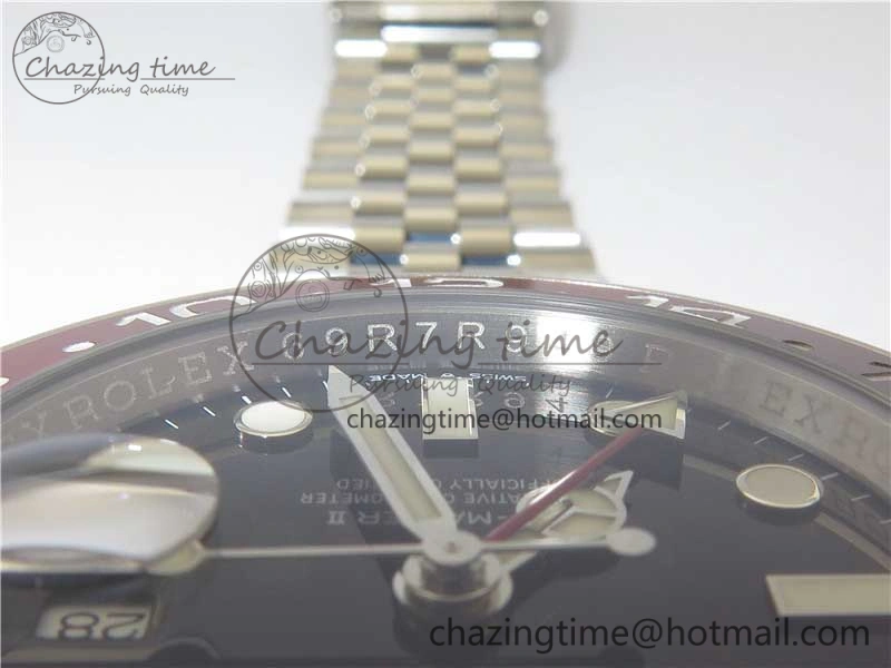 Casual GMT Master II 126710 BLRO Real Ceramic 904L SS Noob 1:1 Best Edition on Bracelet A3285 (Correct Hand Stack) 3232