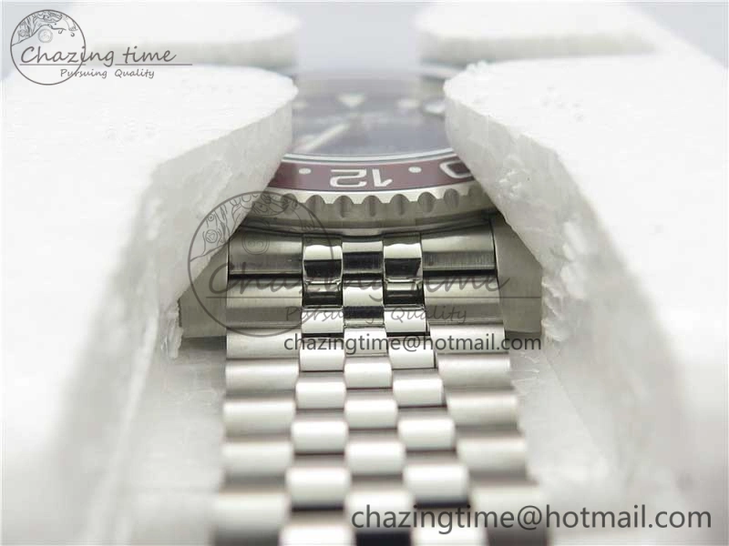 Casual GMT Master II 126710 BLRO Real Ceramic 904L SS Noob 1:1 Best Edition on Bracelet A3285 (Correct Hand Stack) 3232