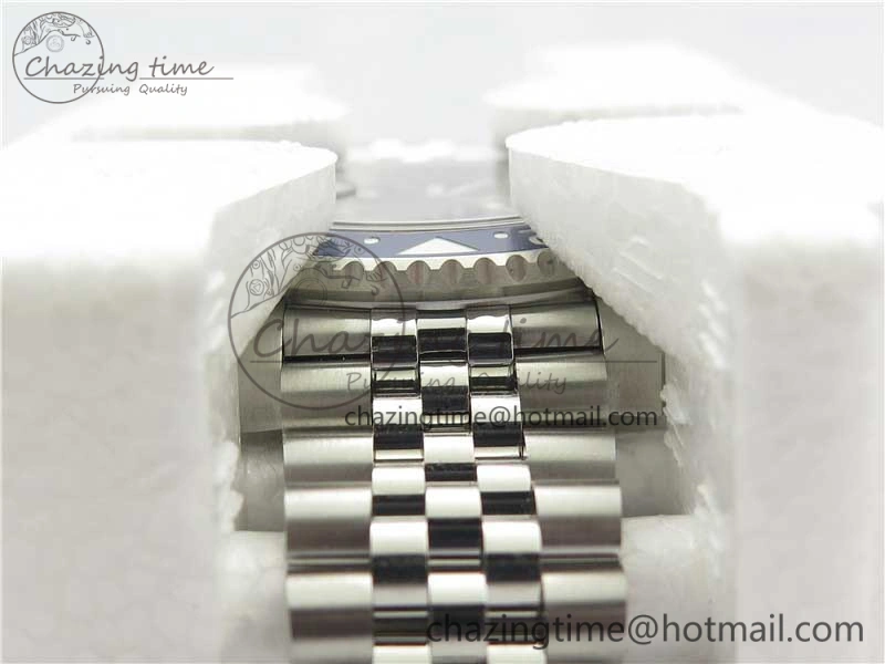 Casual GMT Master II 126710 BLRO Real Ceramic 904L SS Noob 1:1 Best Edition on Bracelet A3285 (Correct Hand Stack) 3232