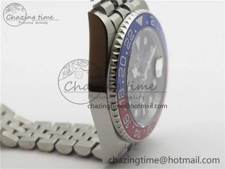 GMT Master II 126710 BLRO Red Blue Ceramic 316L Steel Bp Maker 1:1 Best Edition on SS Bracelet SA Chic 2964