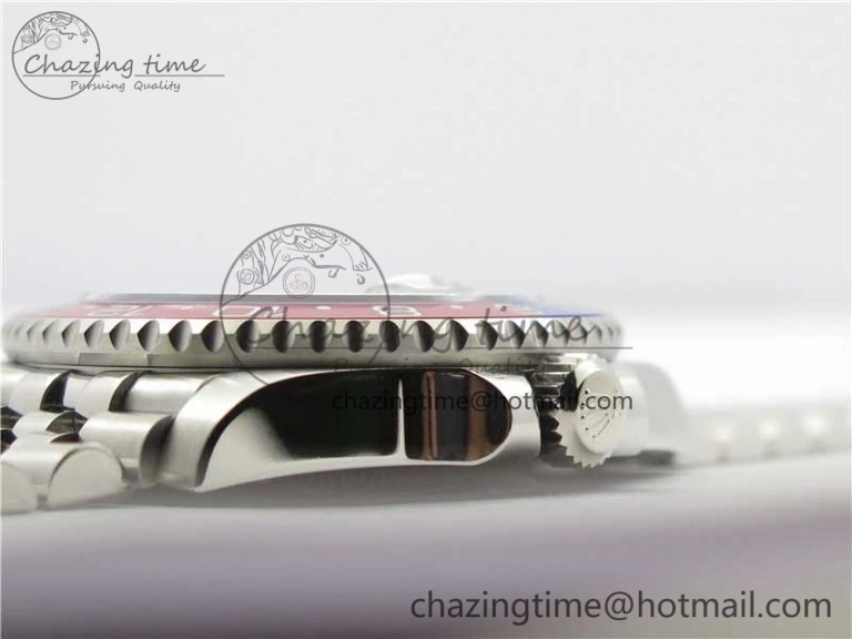 GMT Master II 126710 BLRO Red Blue Ceramic 316L Steel Bp Maker 1:1 Best Edition on SS Bracelet SA Chic 2964