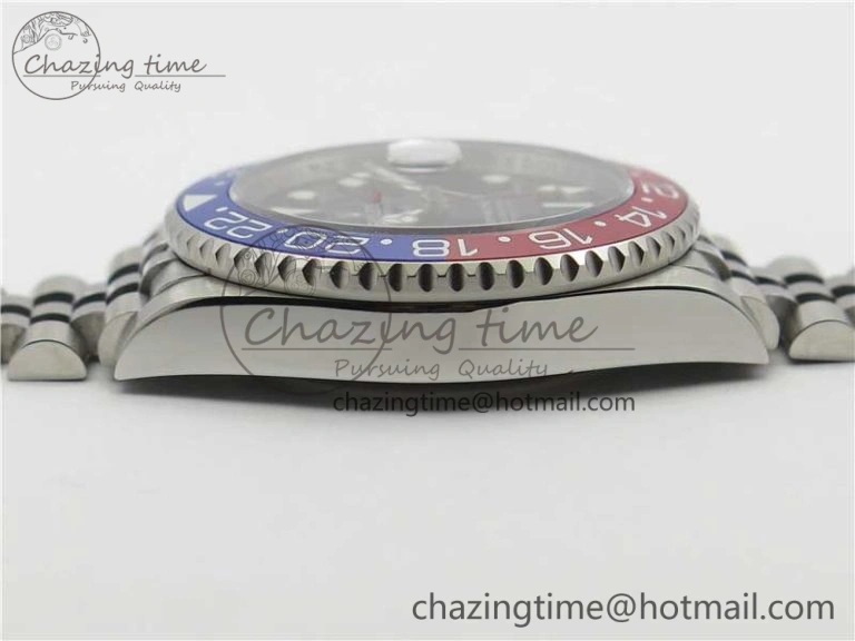 GMT Master II 126710 BLRO Red Blue Ceramic 316L Steel Bp Maker 1:1 Best Edition on SS Bracelet SA Chic 2964