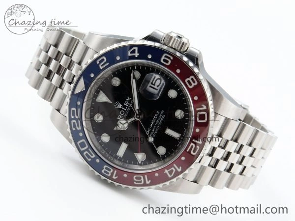 GMT-Master II 126710 BLRO Red Blue Ceramic 904L Steel Clean Factory Best Edition on Jubilee Bracelet DD3285 V NewStyle 1674