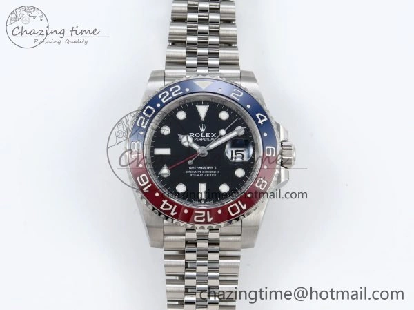 GMT-Master II 126710 BLRO Red Blue Ceramic 904L Steel Clean Factory Best Edition on Jubilee Bracelet DD3285 V NewStyle 1674
