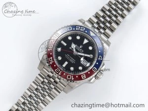 GMT-Master II 126710 BLRO Red Blue Ceramic 904L Steel Clean Factory Best Edition on Jubilee Bracelet DD3285 V NewStyle 1674