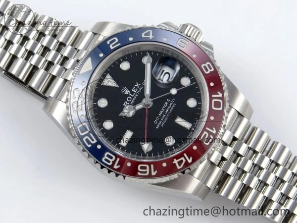 GMT-Master II 126710 BLRO Red Blue Ceramic 904L Steel Clean Factory Best Edition on Jubilee Bracelet DD3285 V NewStyle 1674