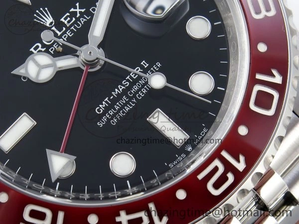 GMT-Master II 126710 BLRO Red Blue Ceramic 904L Steel Clean Factory Best Edition on Jubilee Bracelet DD3285 V NewStyle 1674