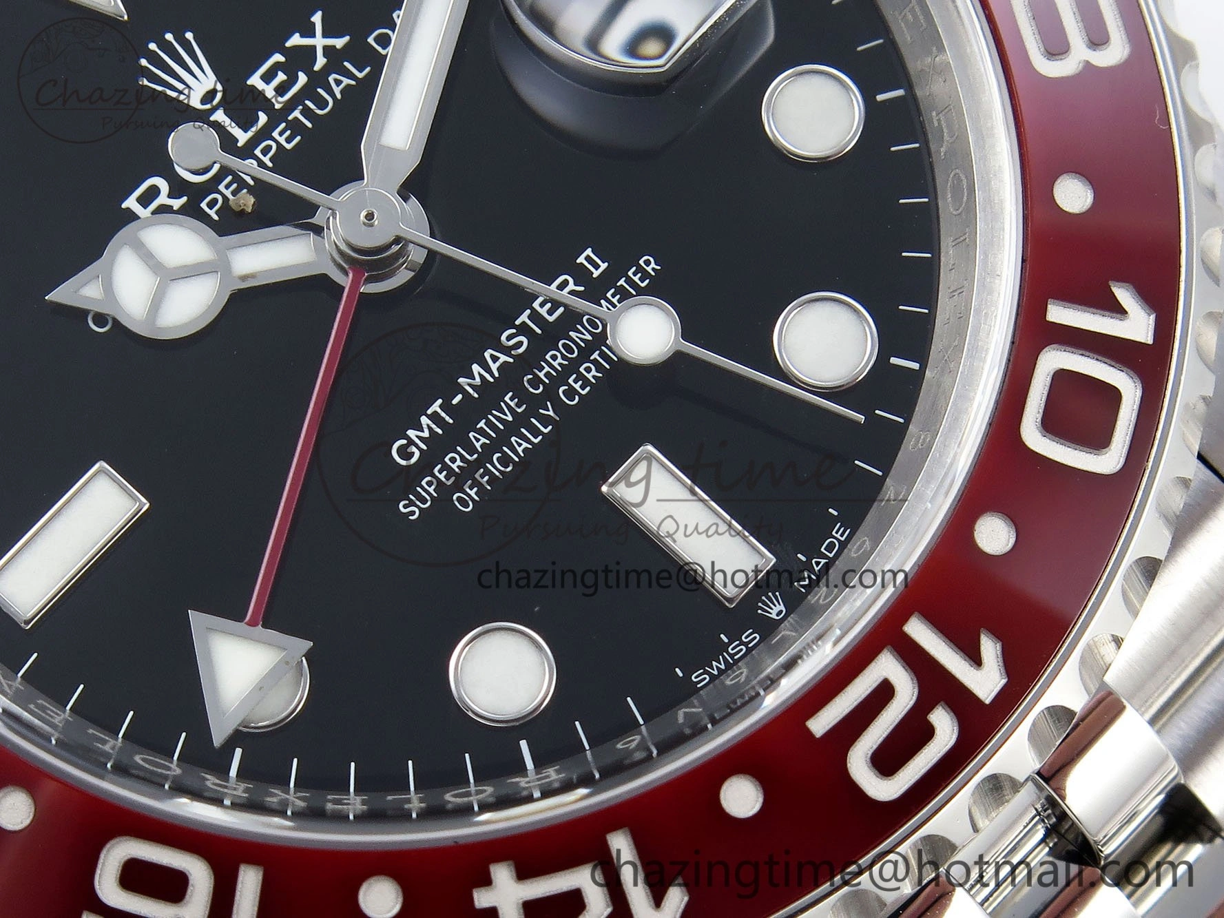 GMT-Master II 126710 BLRO Red Blue Ceramic 904L Steel Clean Factory Best Edition on Jubilee Bracelet DD3285 V NewStyle 1674