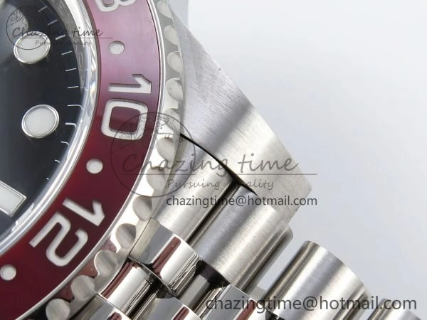 GMT-Master II 126710 BLRO Red Blue Ceramic 904L Steel Clean Factory Best Edition on Jubilee Bracelet DD3285 V NewStyle 1674